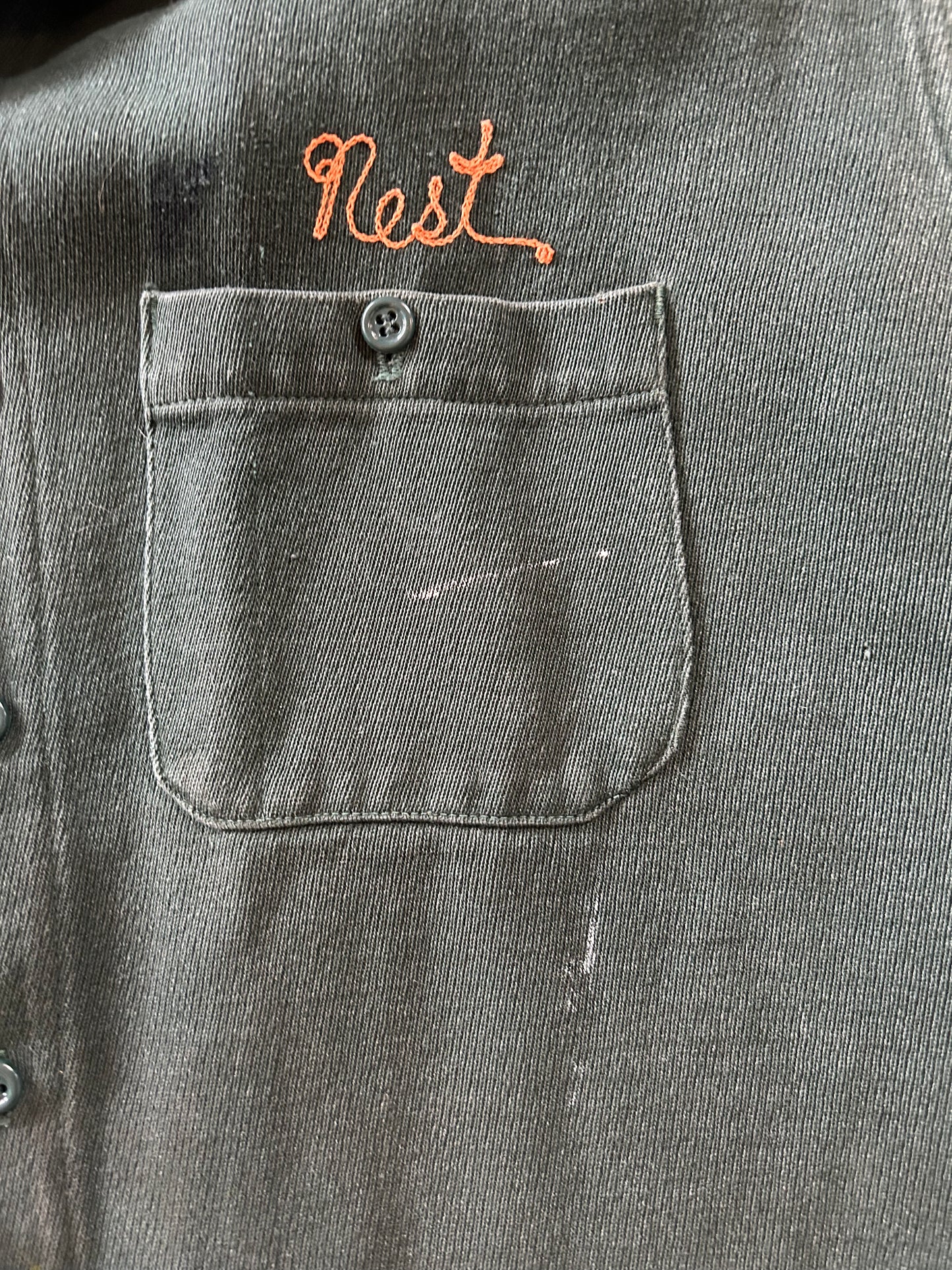 Hunter Green Personalized Button Up