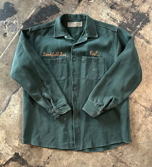 Hunter Green Personalized Button Up