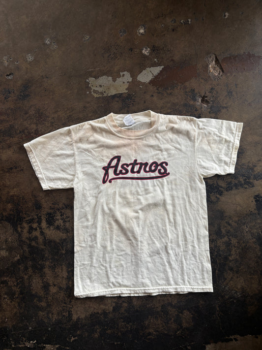 White Astros Tee