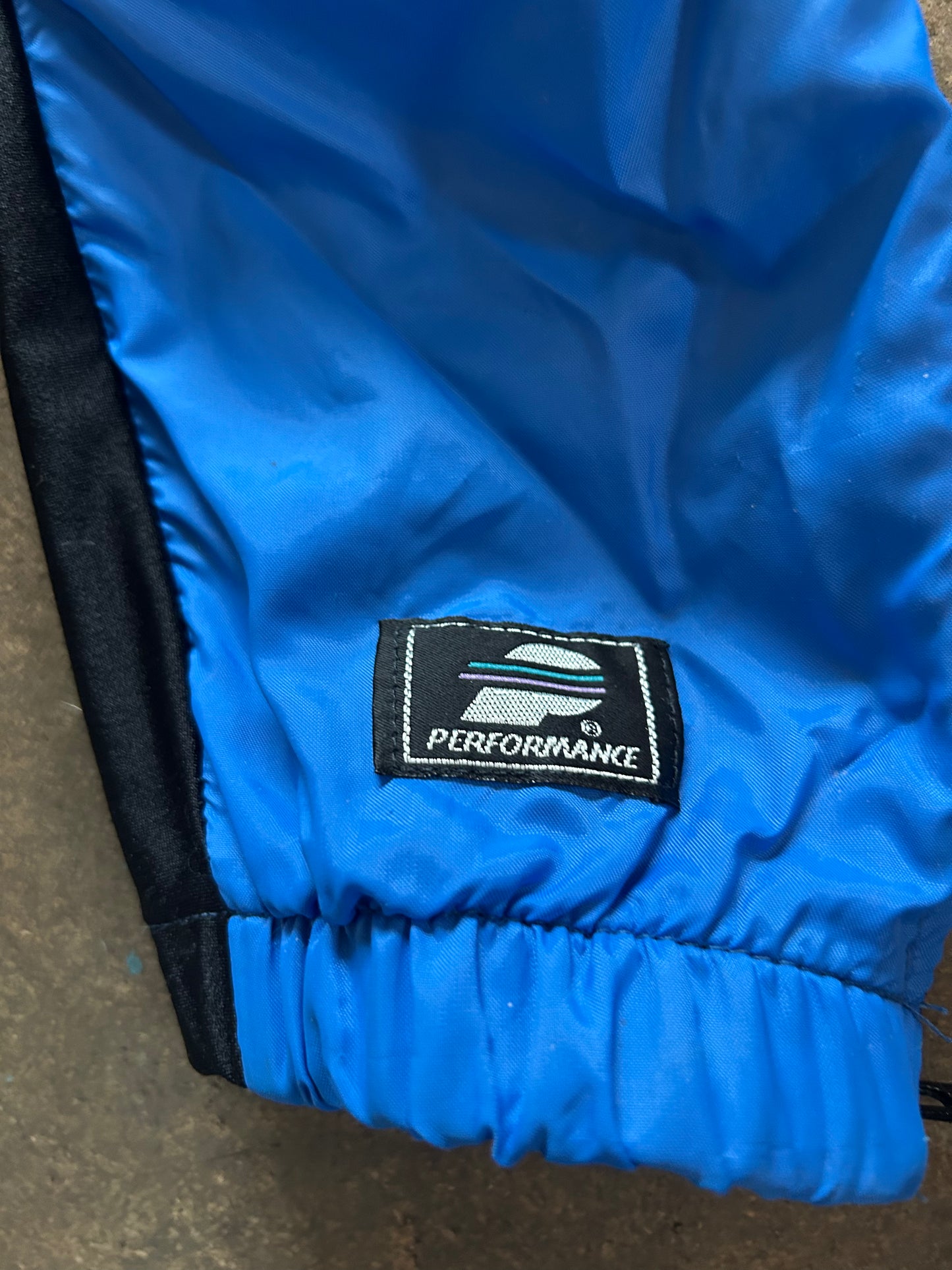 Black + Blue "Performance" Track Pants