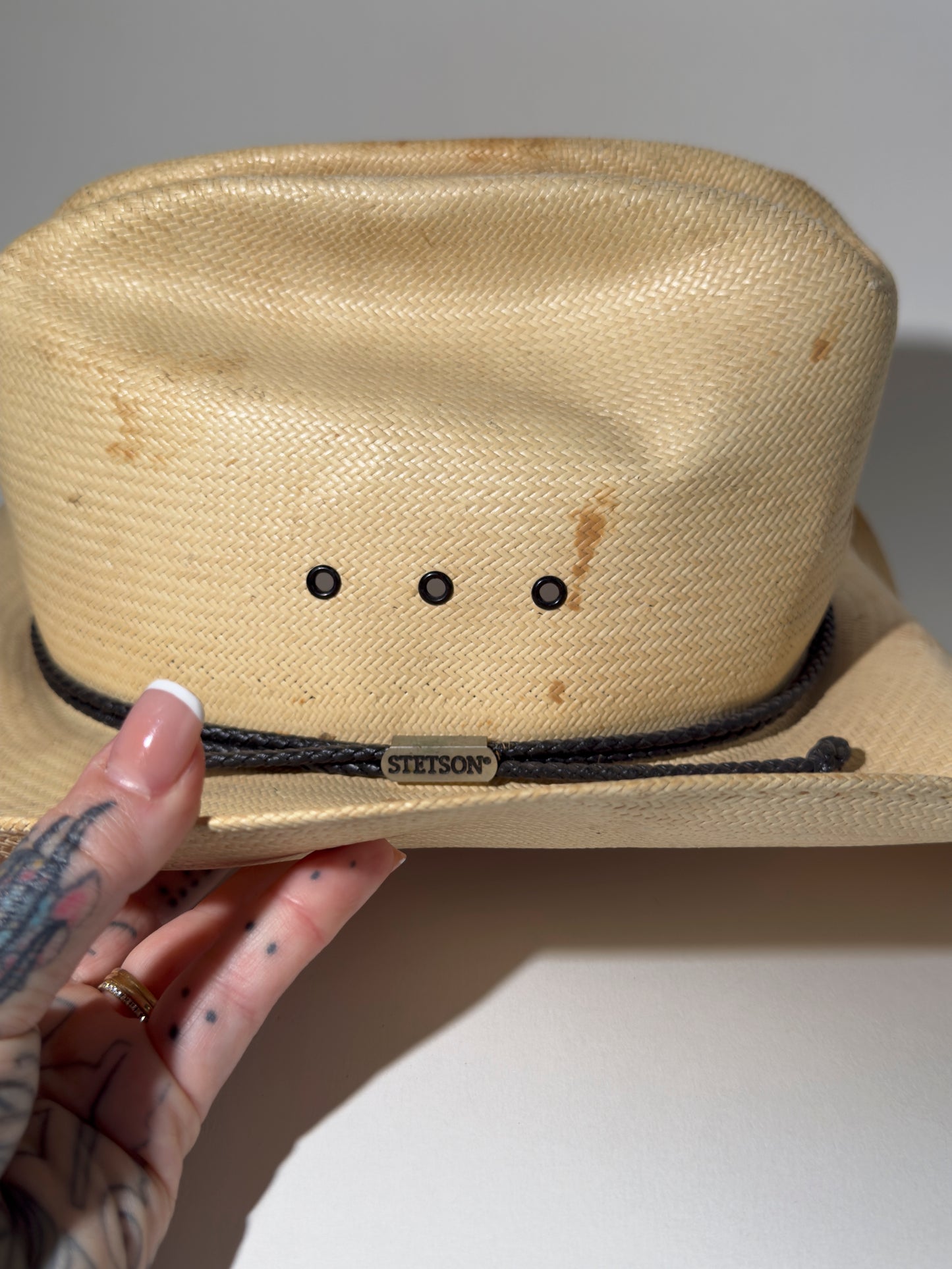 Straw Stetson Cowboy Hat
