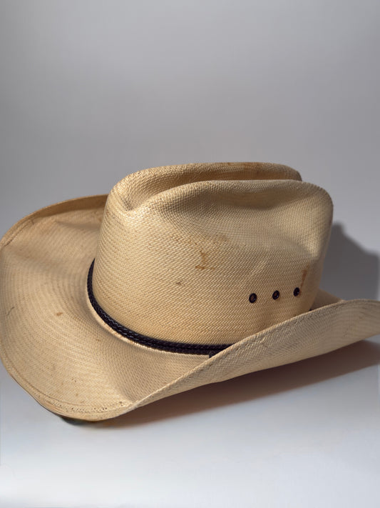 Straw Stetson Cowboy Hat