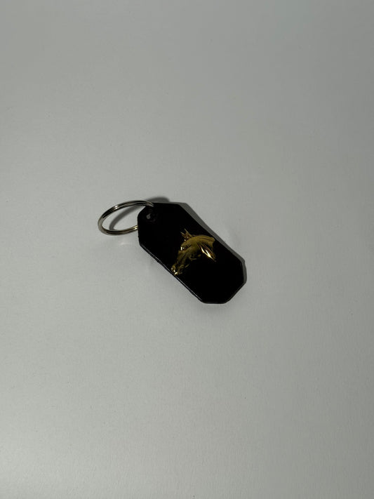Leather Horse Key Ring