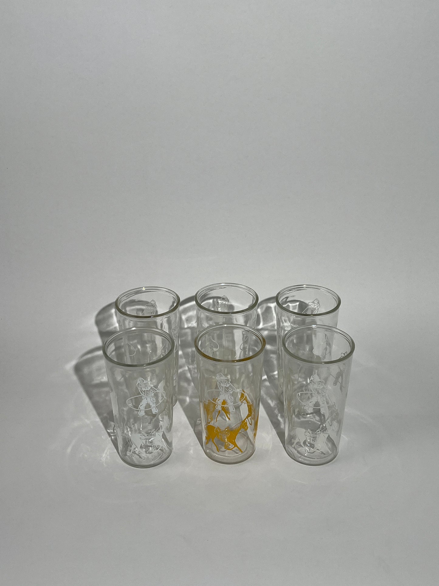 Rodeo Cowboy Glassware