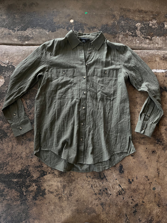 Olive Club Monaco Button Down Blouse
