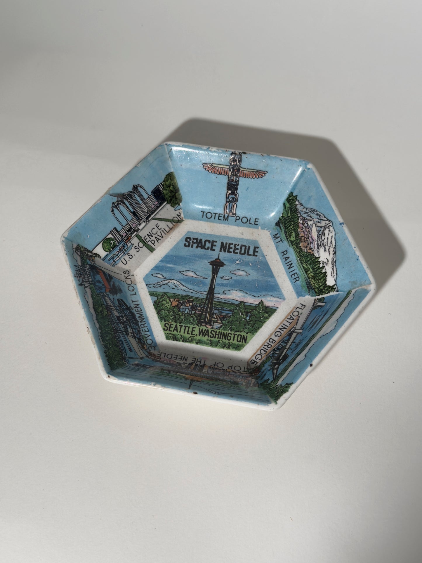 Space Needle Hexagon Bowl
