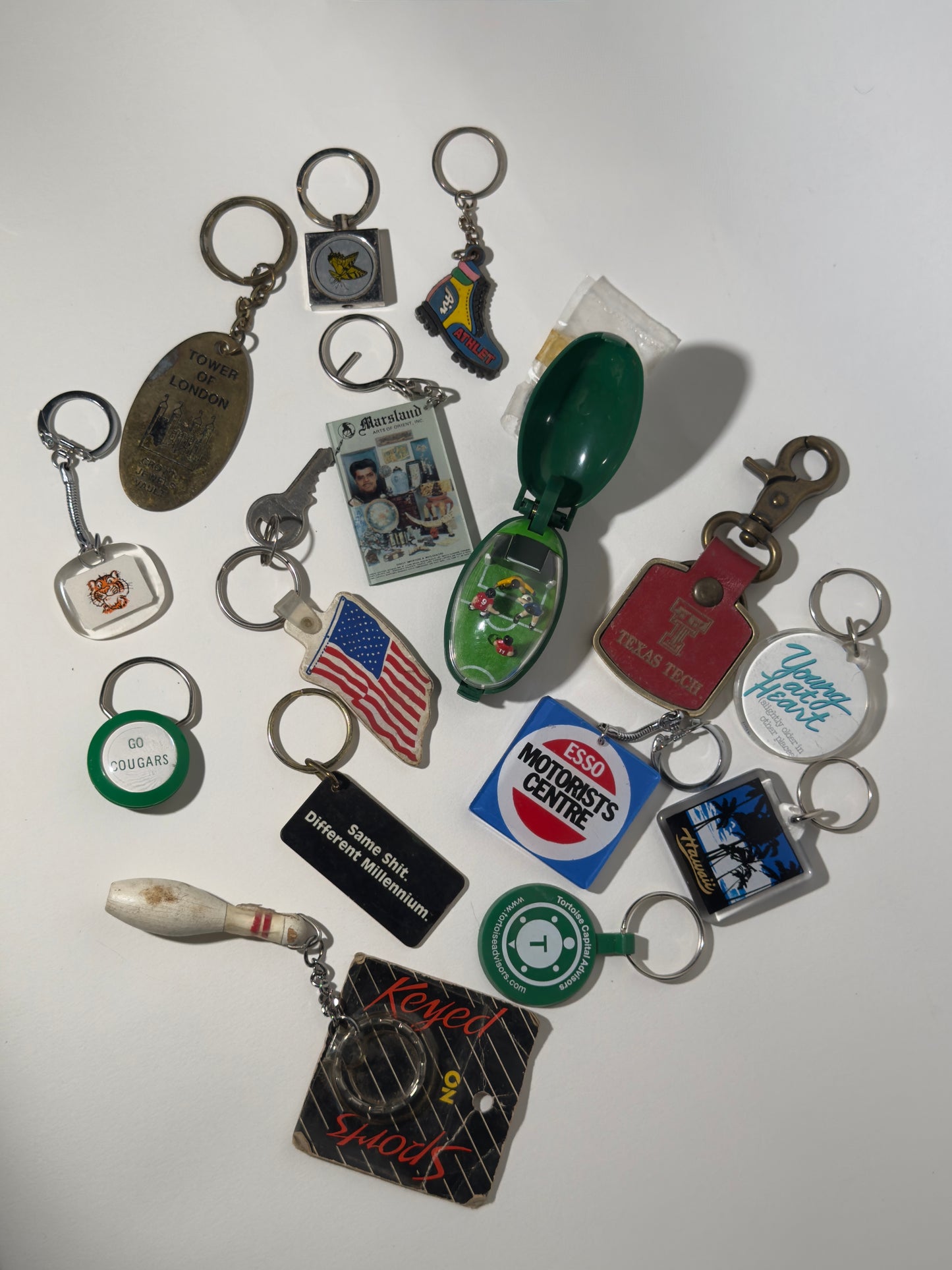 Bryan Adams High School Green Key Ring