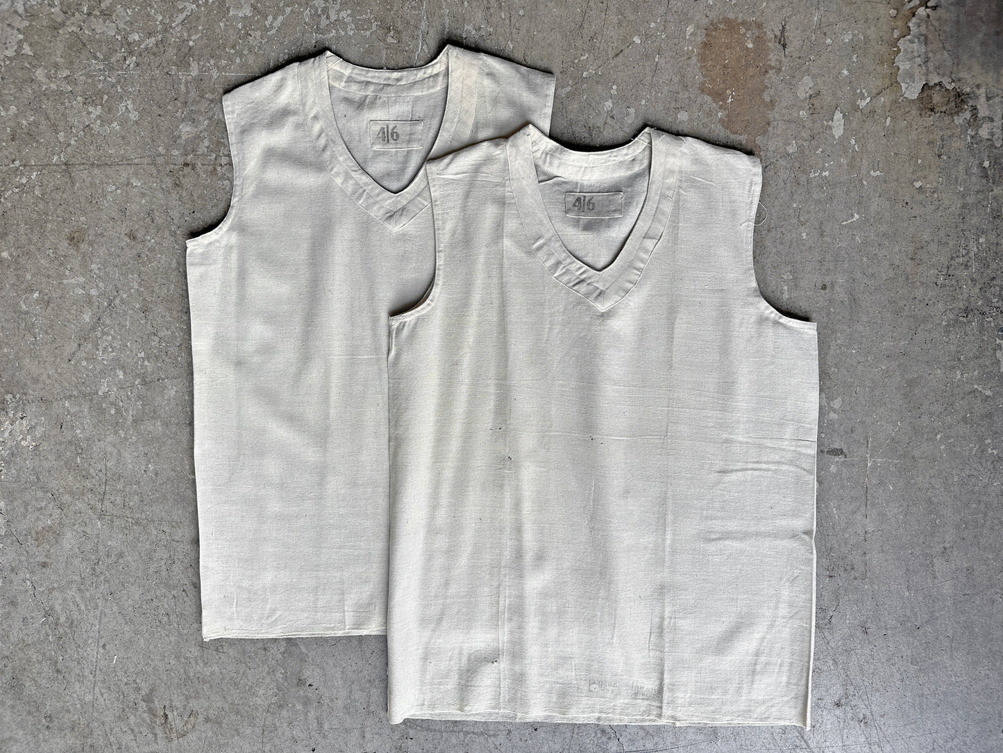 1950s French Military Wool Tank