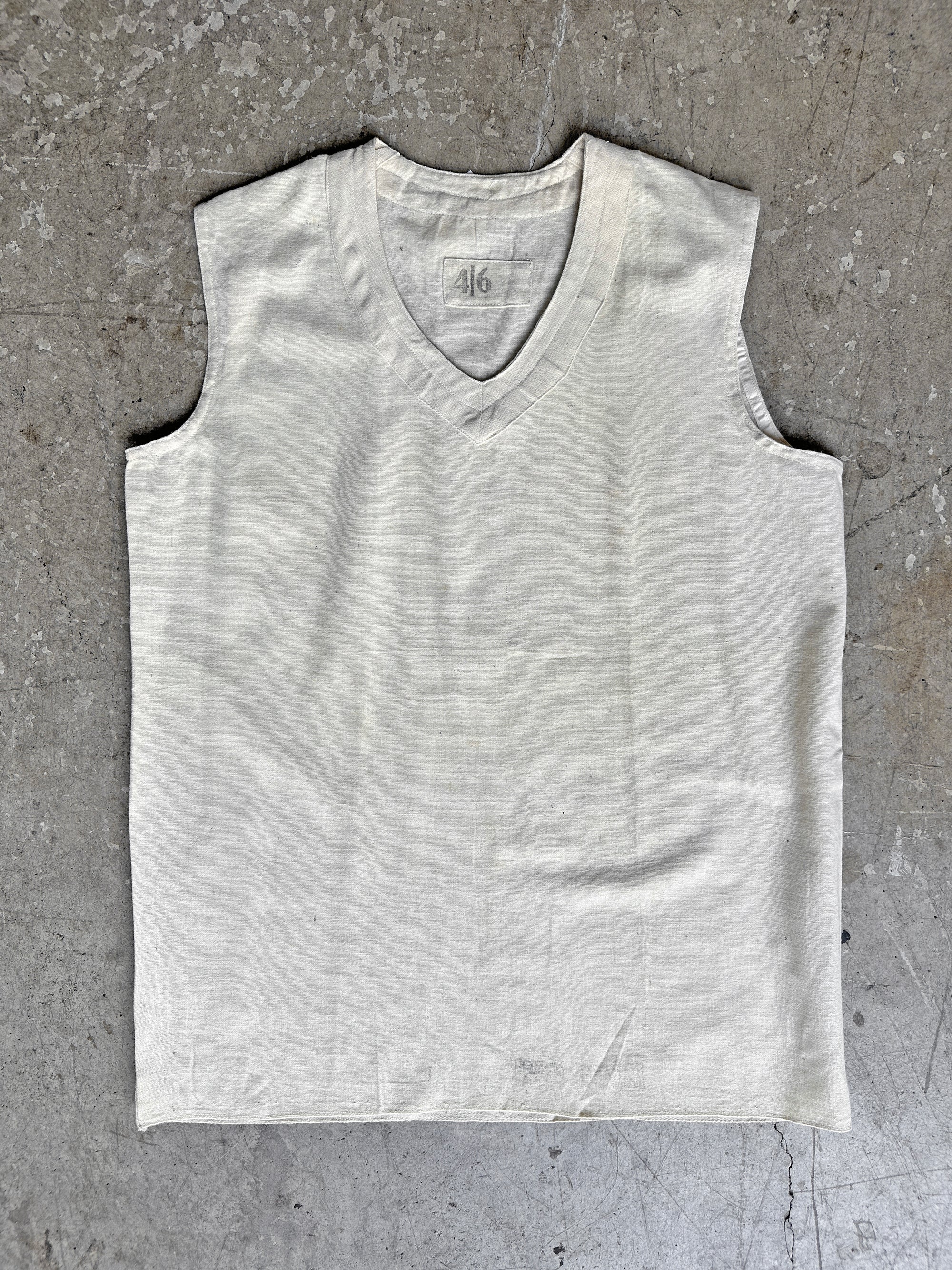 1950s French Military Wool Tank