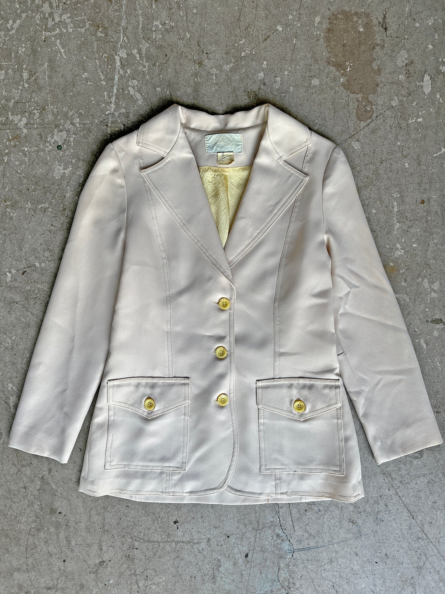 1970s Cream Blazer