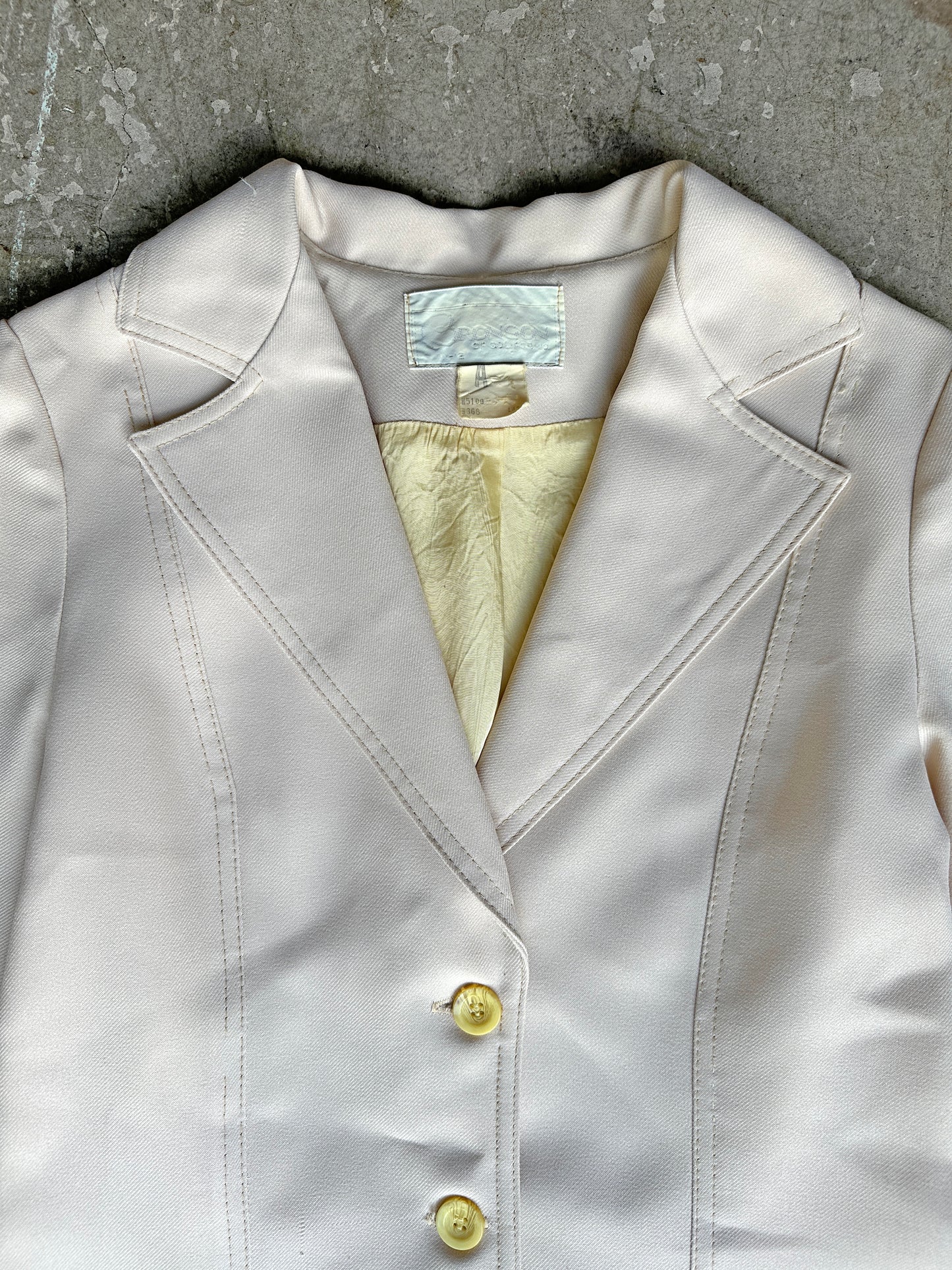 1970s Cream Blazer