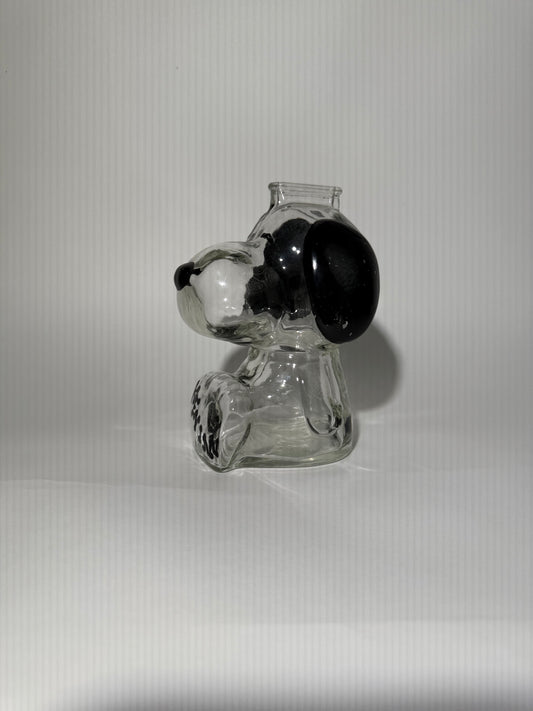 Glass Snoopy Piggy Bank