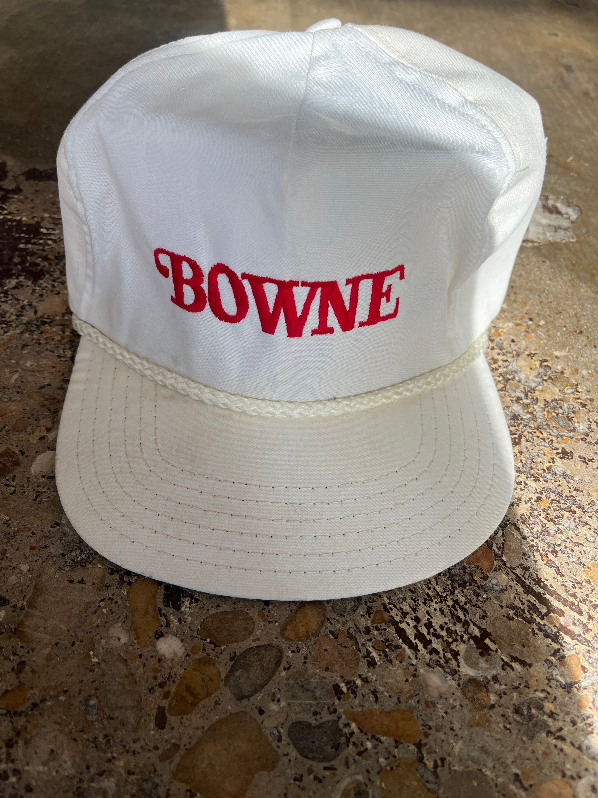 White Bowne Embroidered Hat