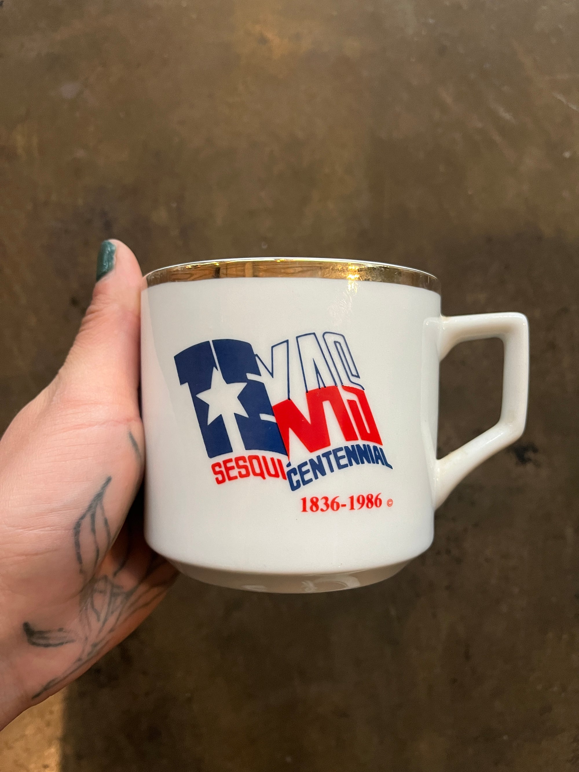 Texas Sesquicentennial Ceramic Mug