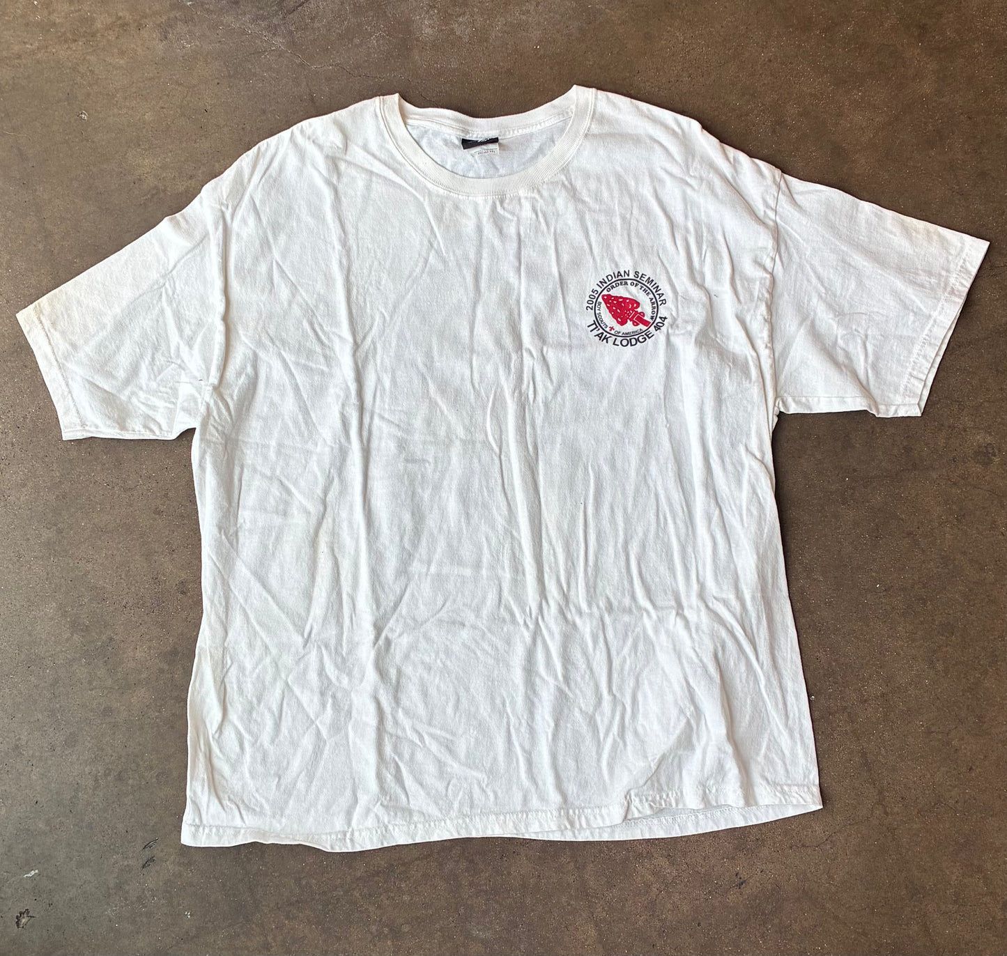 2005 Indian Seminar "Order of the Arrow" White Tee