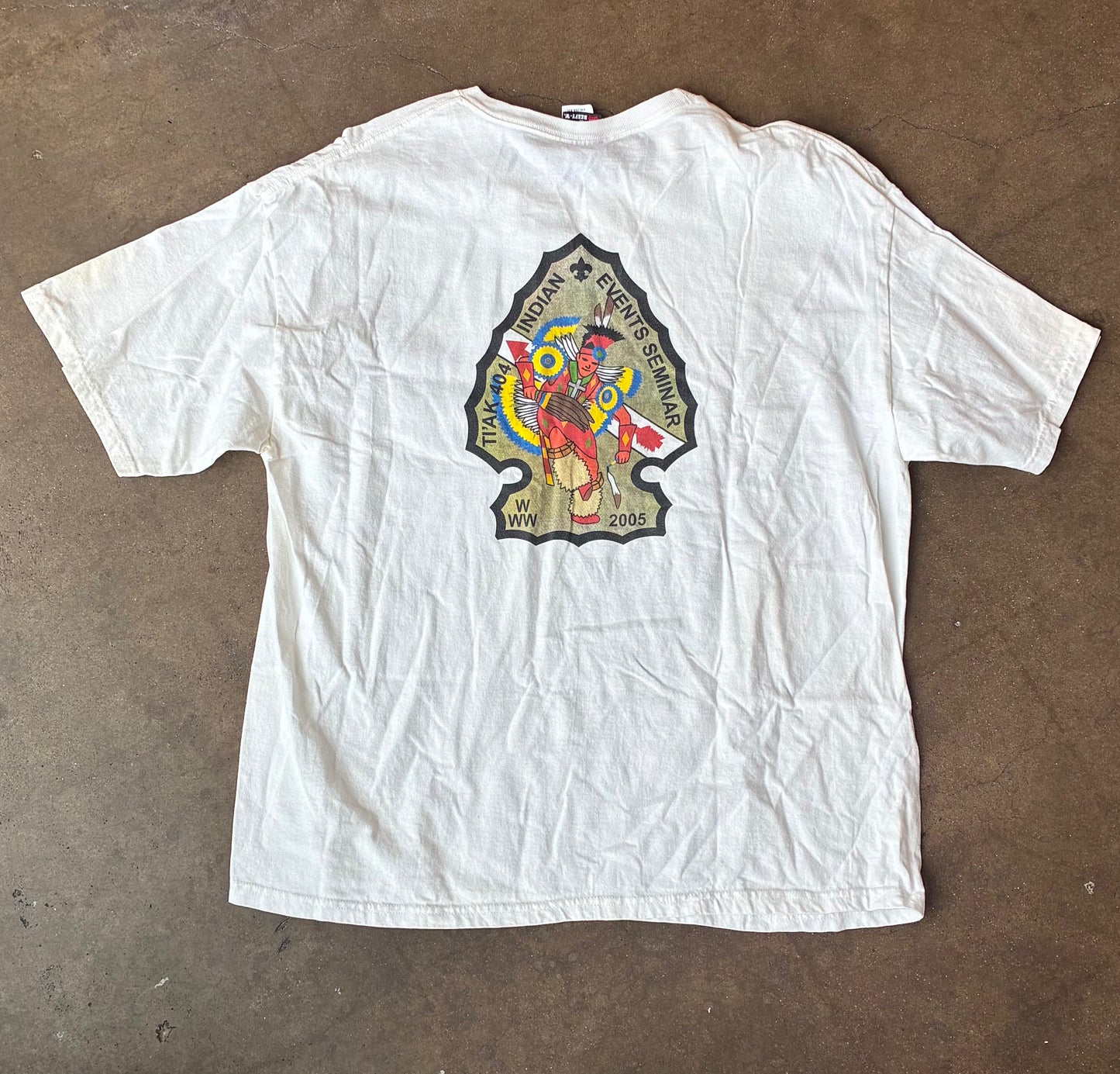 2005 Indian Seminar "Order of the Arrow" White Tee
