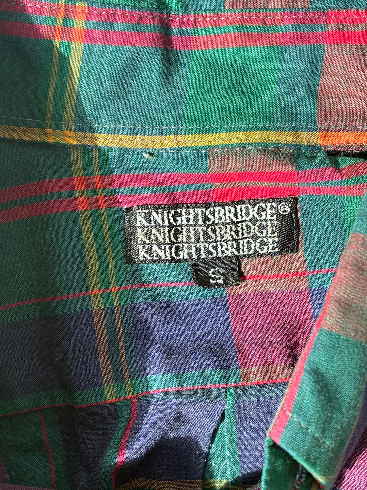 Plaid "Knights Bridge" Long Sleeve Shirt