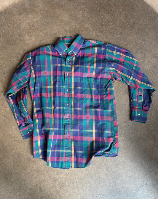 Plaid "Knights Bridge" Long Sleeve Shirt