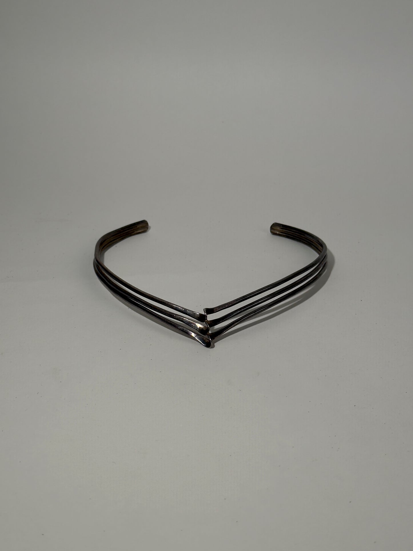 Silver Banded Choker