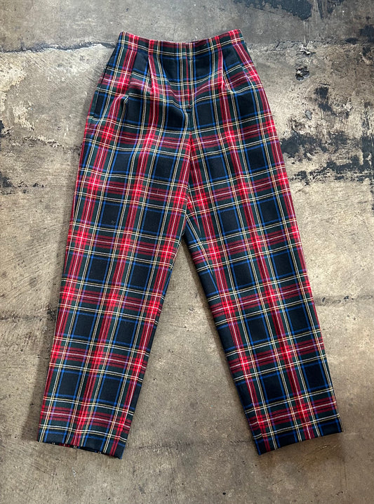 Liz Tartan Plaid Pants