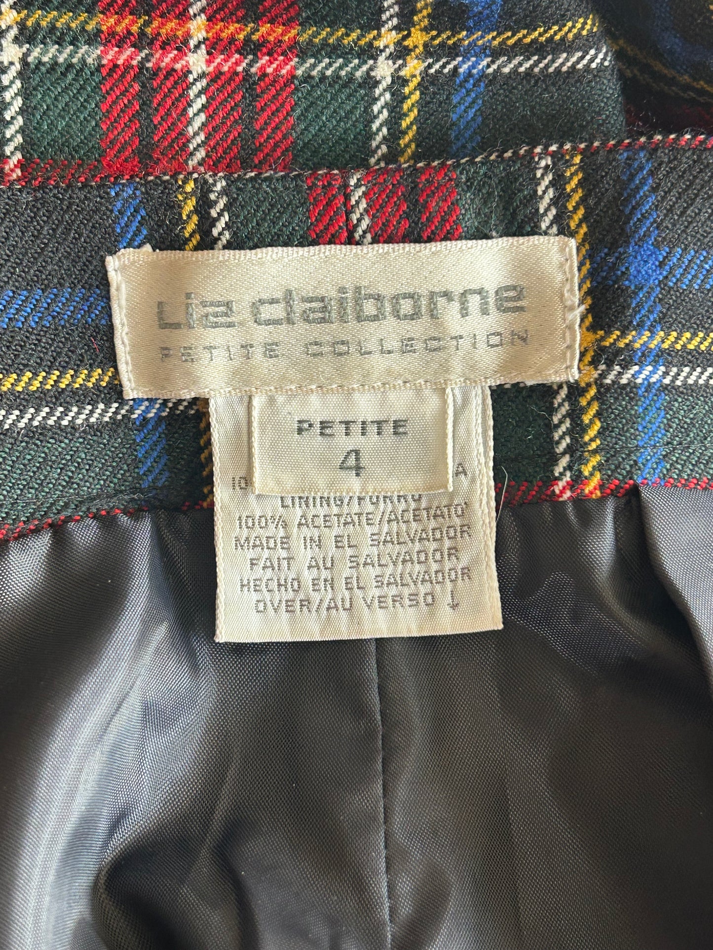 Liz Tartan Plaid Pants
