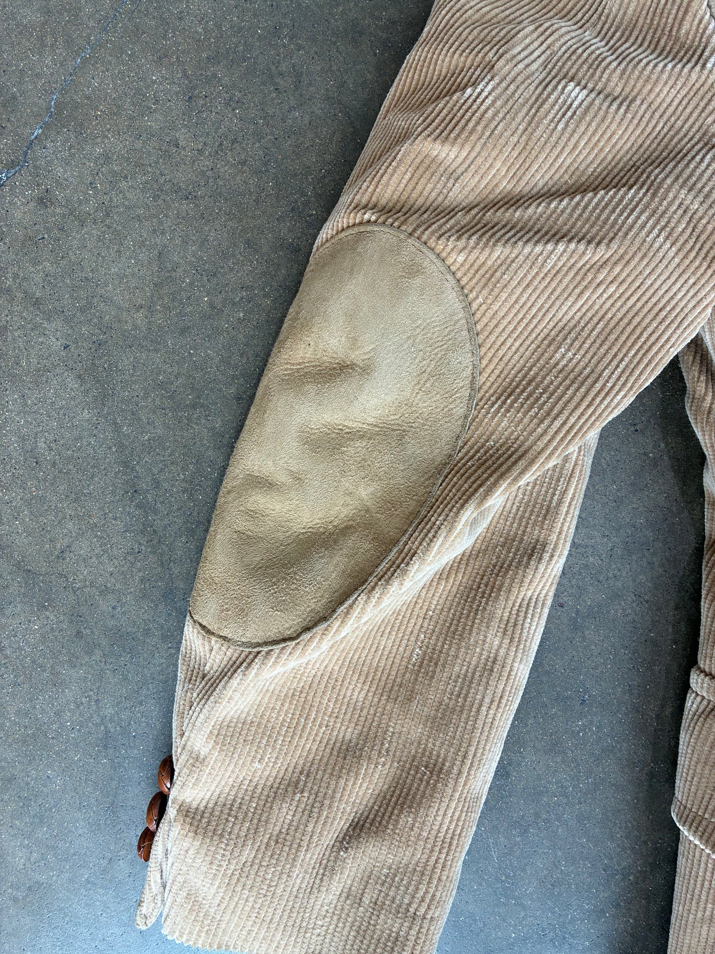 Tan "Stipling Cox" Corduroy Sport Coat