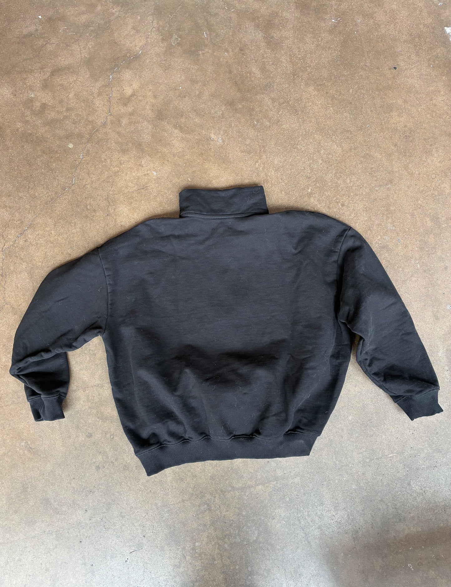 Black Adanola Quarter Zip Sweater