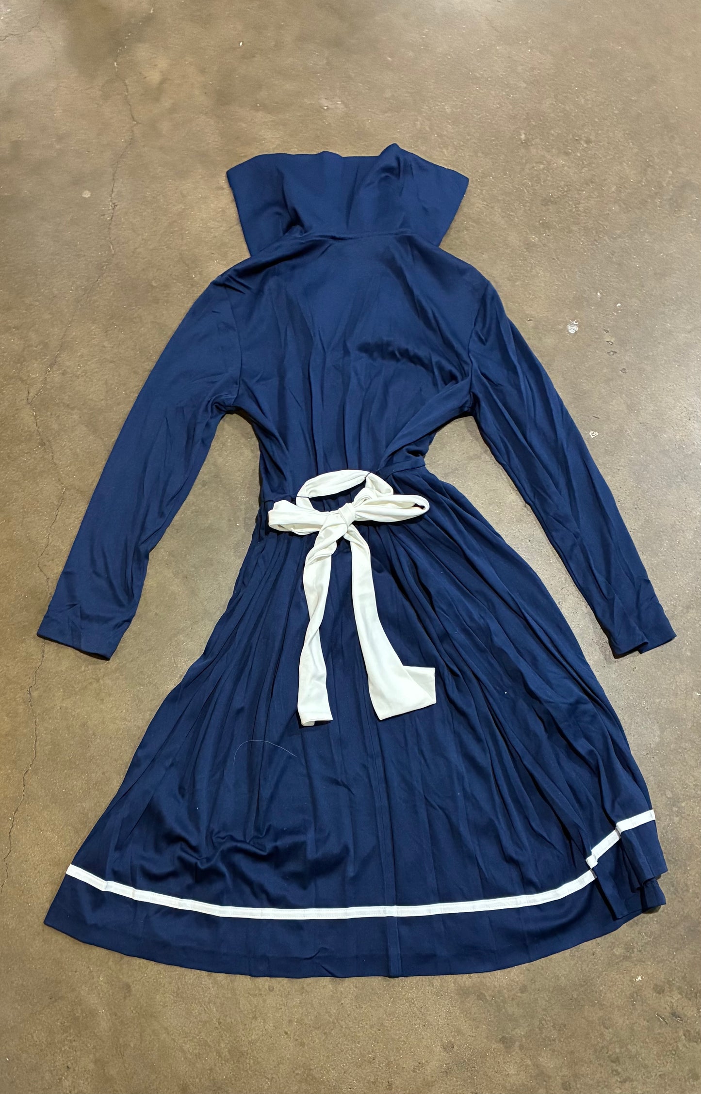 Blue + White Uniform Dress