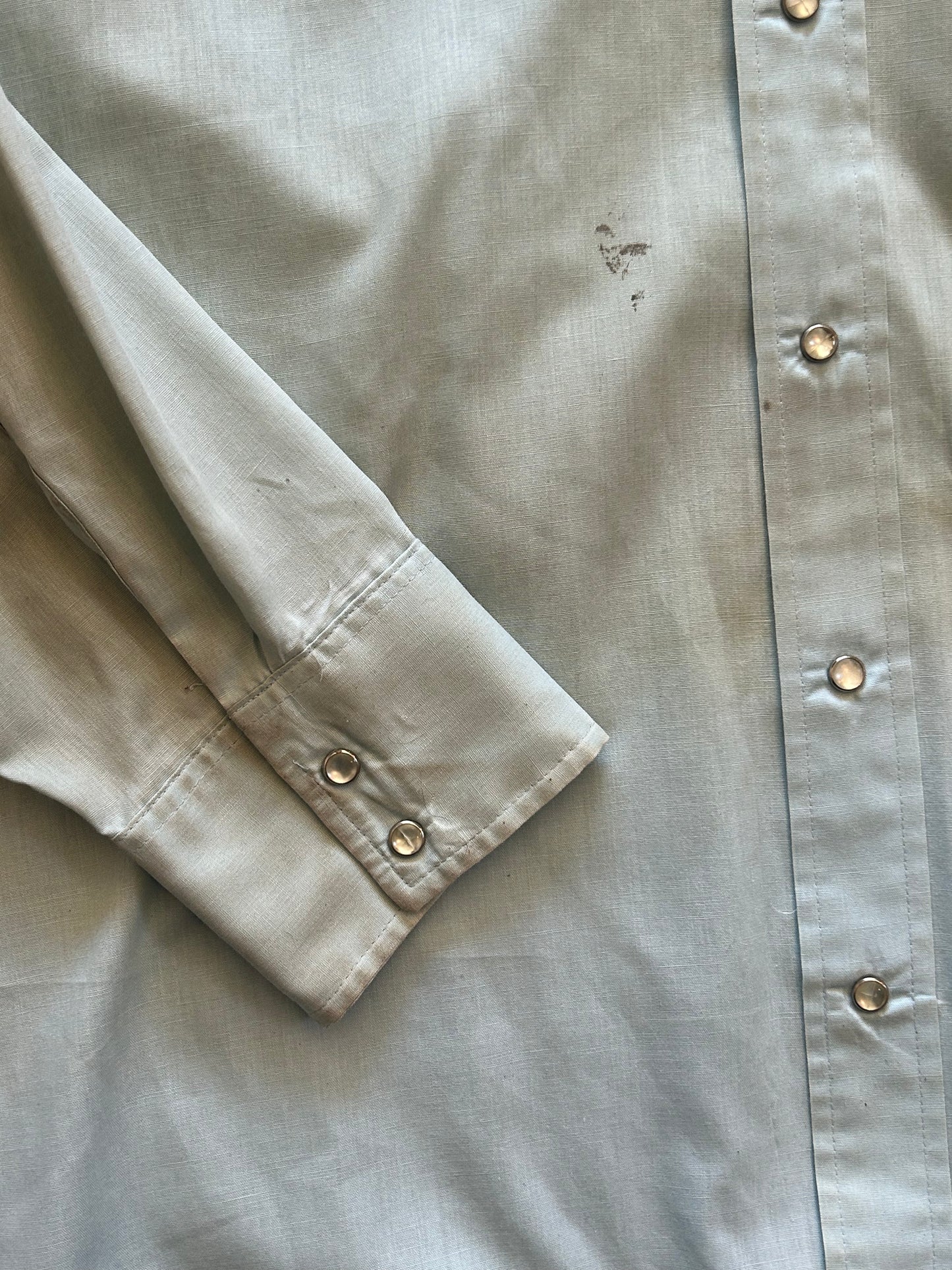 Baby Blue Western Pearlsnap Shirt