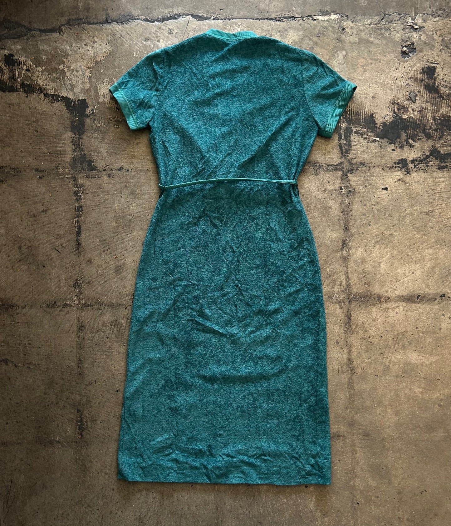 Terry Cloth Midi Dress