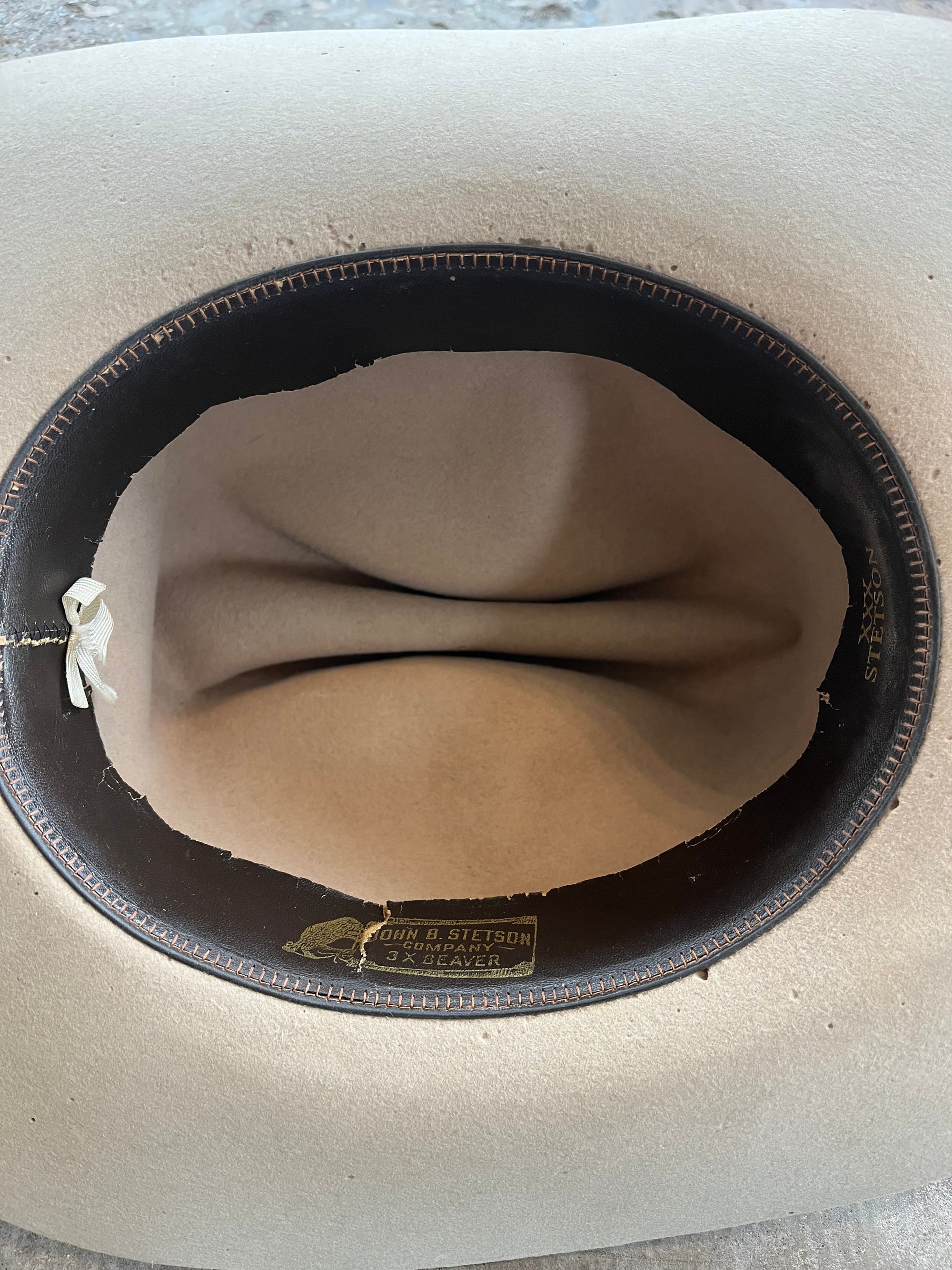 Taupe XXX Stetson Cowboy Hat