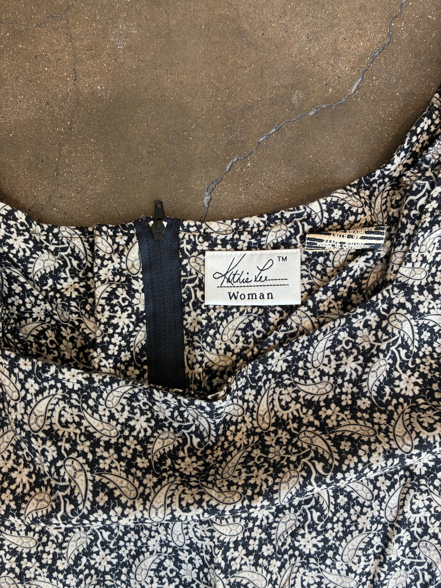 Kathie Lee Paisley Print Dress