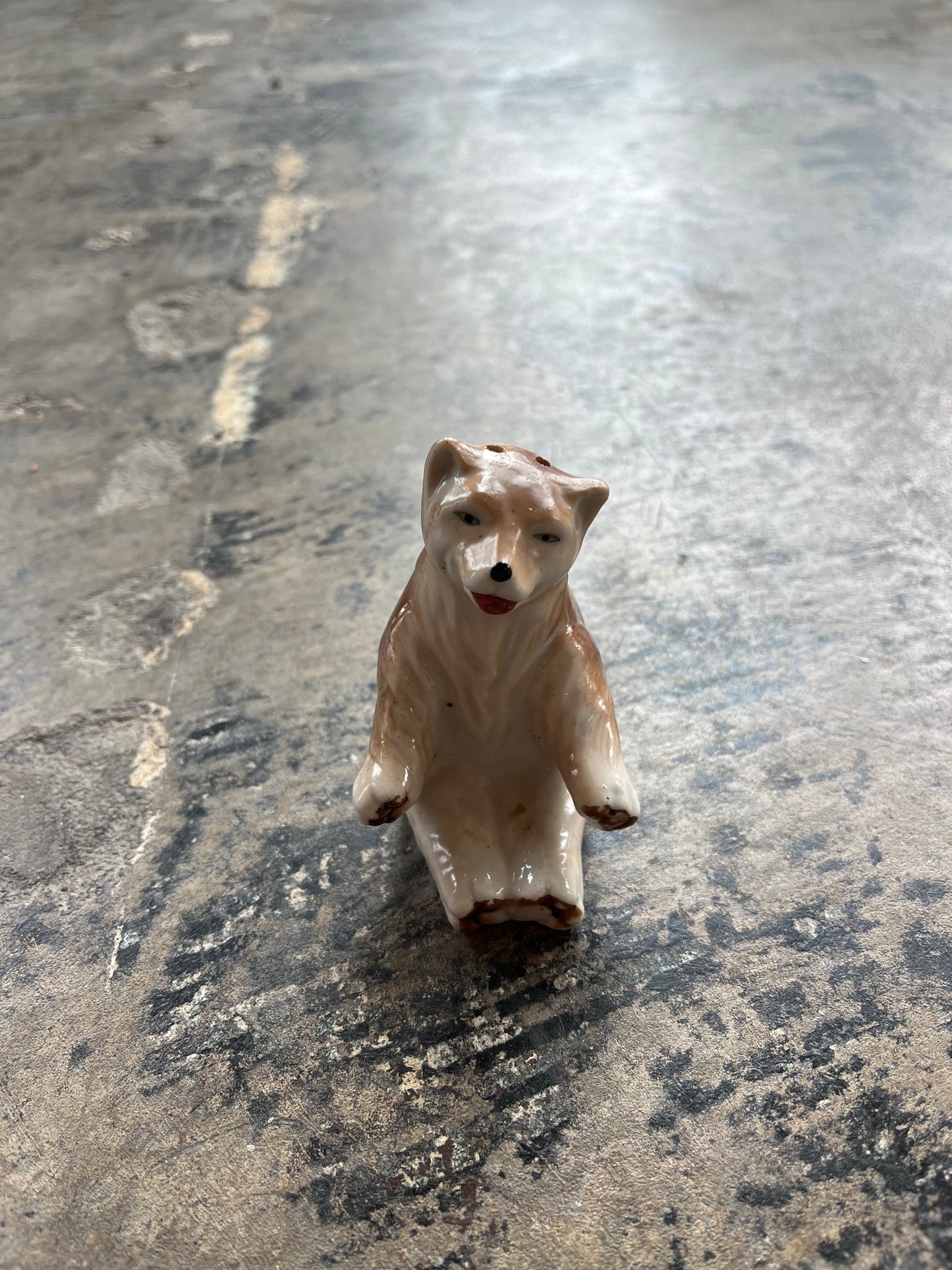 Individual Japanese Ceramic Bear Shaker