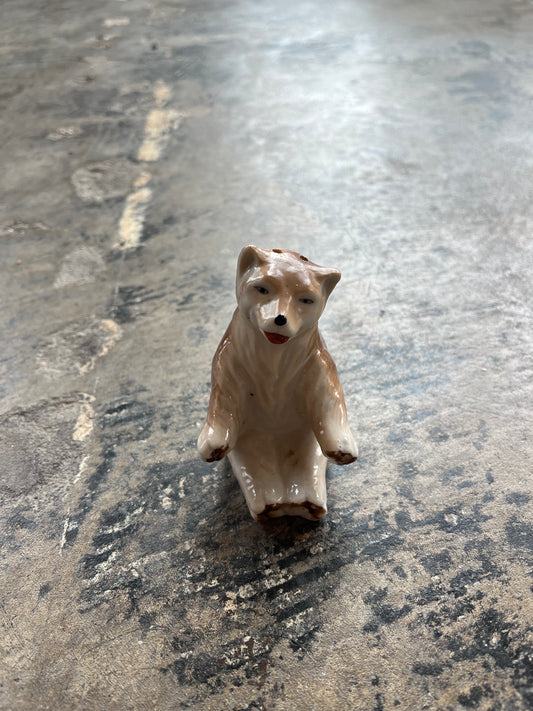 Individual Japanese Ceramic Bear Shaker