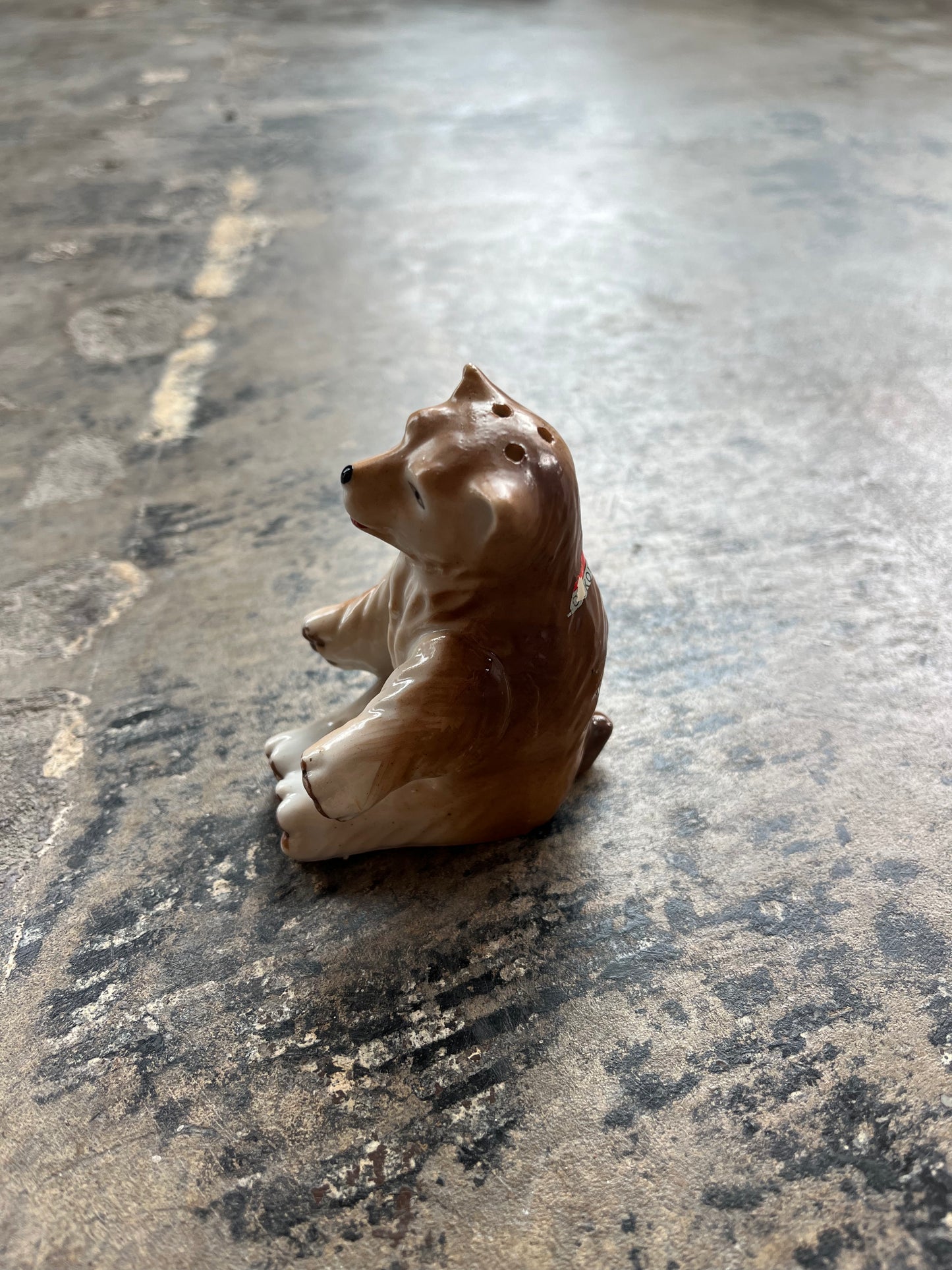 Individual Japanese Ceramic Bear Shaker