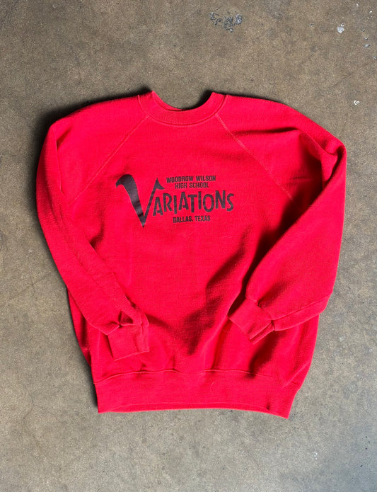Red Woodrow Wilson High School "Variations" Sweatshirt