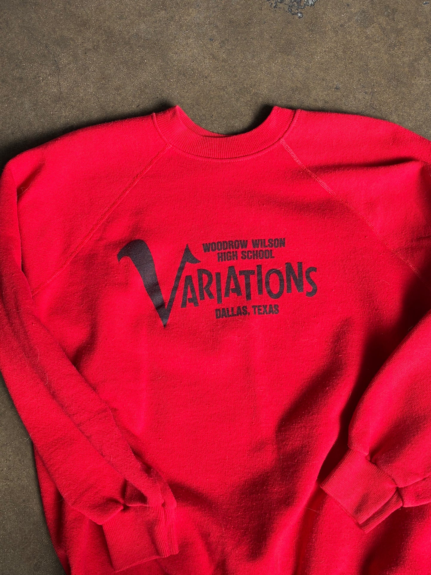 Red Woodrow Wilson High School "Variations" Sweatshirt