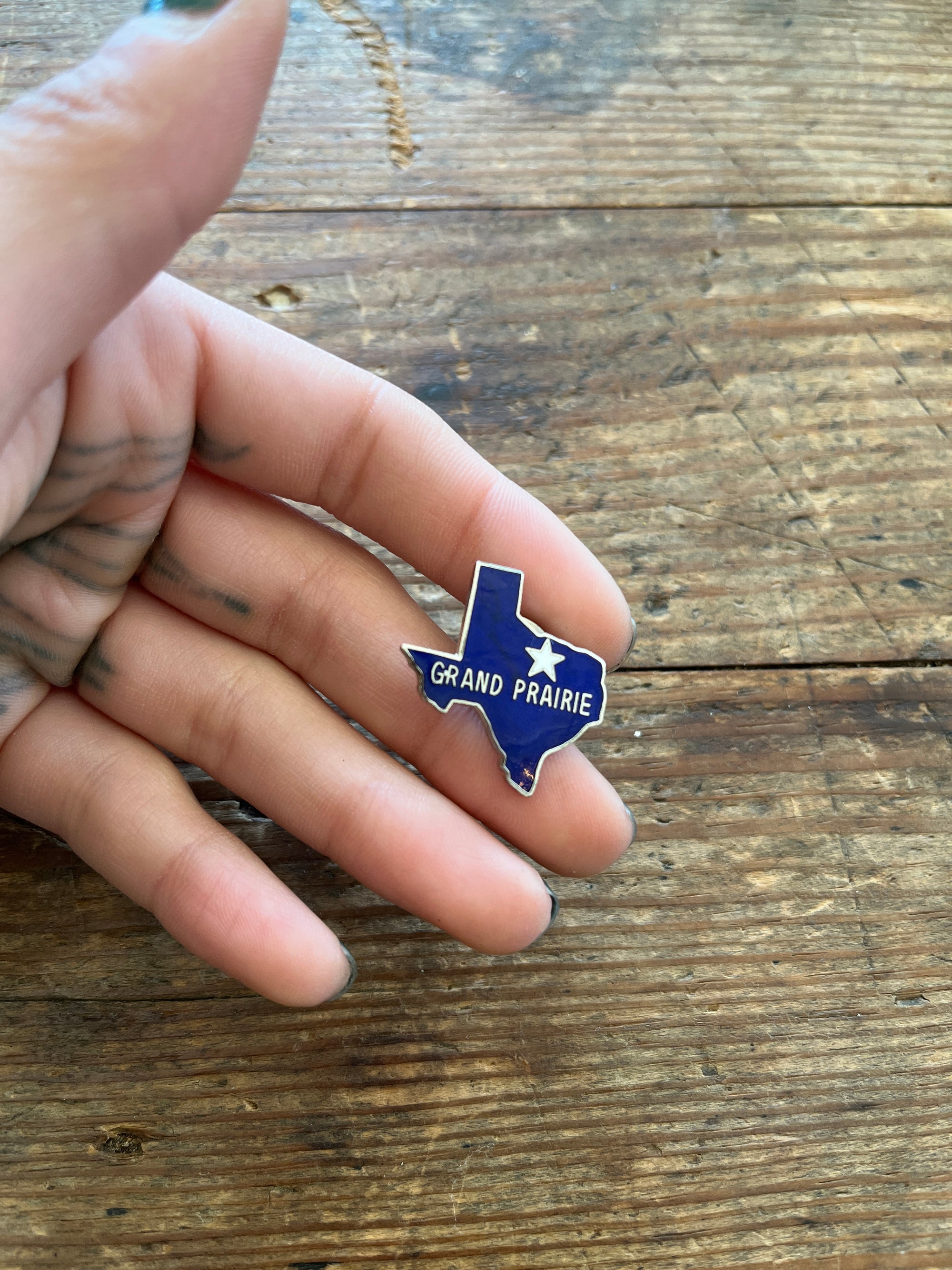 Blue Grand Prairie Pin