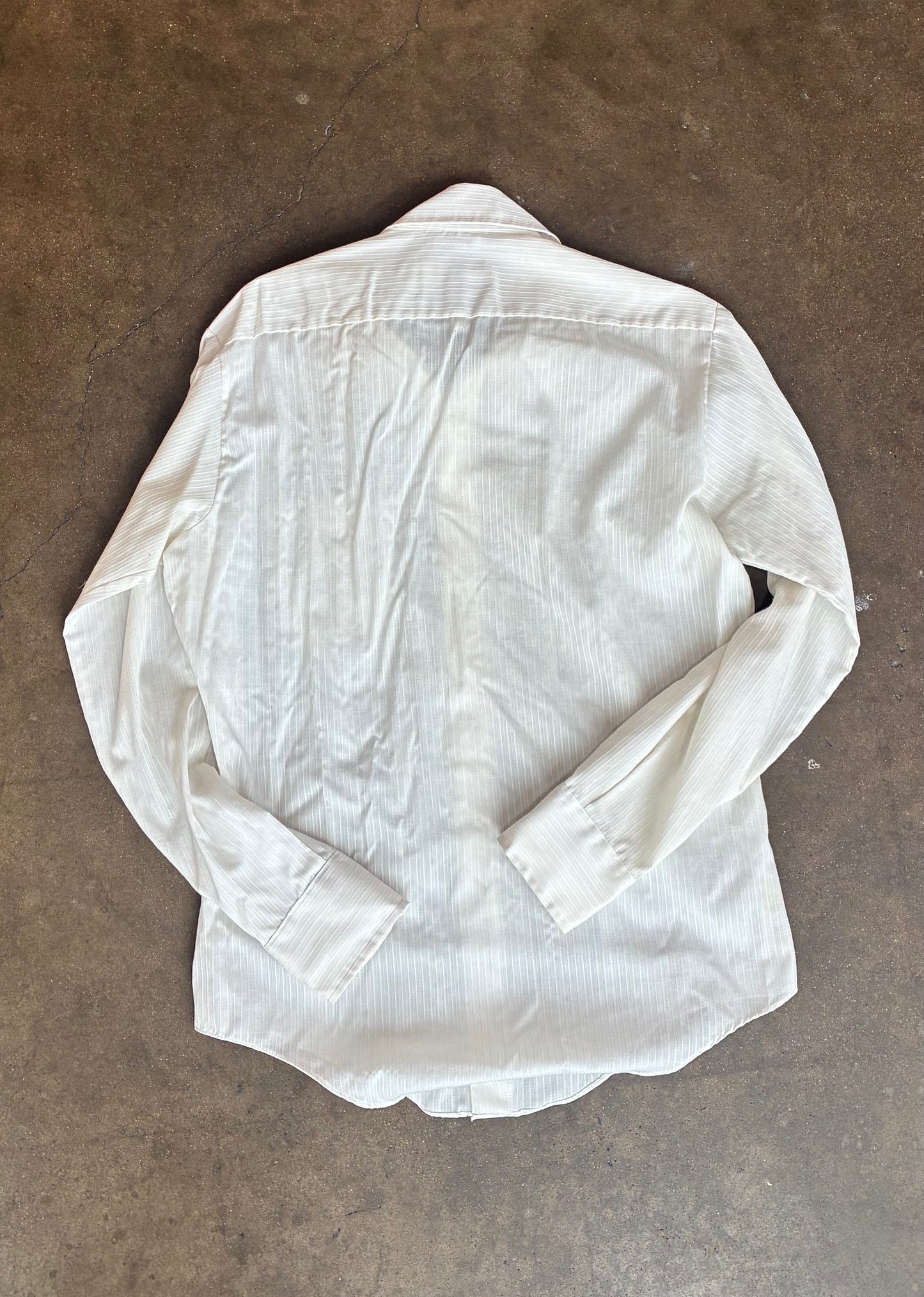 Sears White Press Shirt