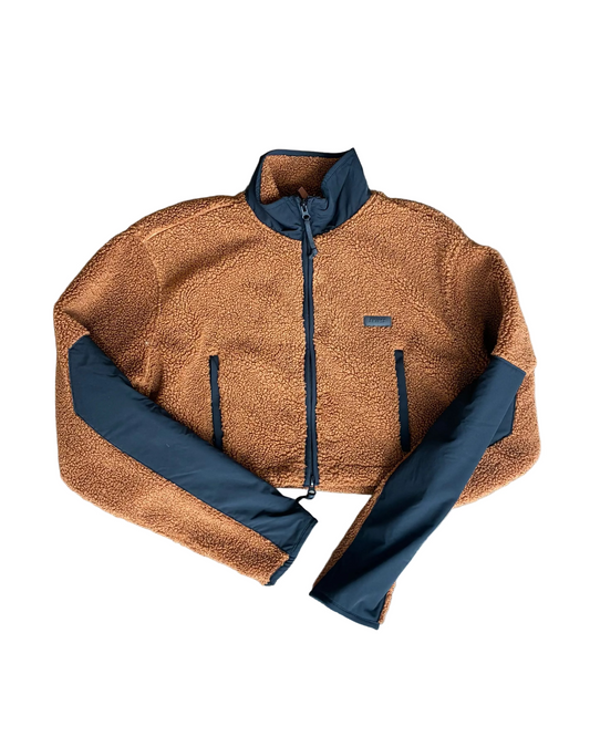 Teddy Brown Skims Fleece Zip Up