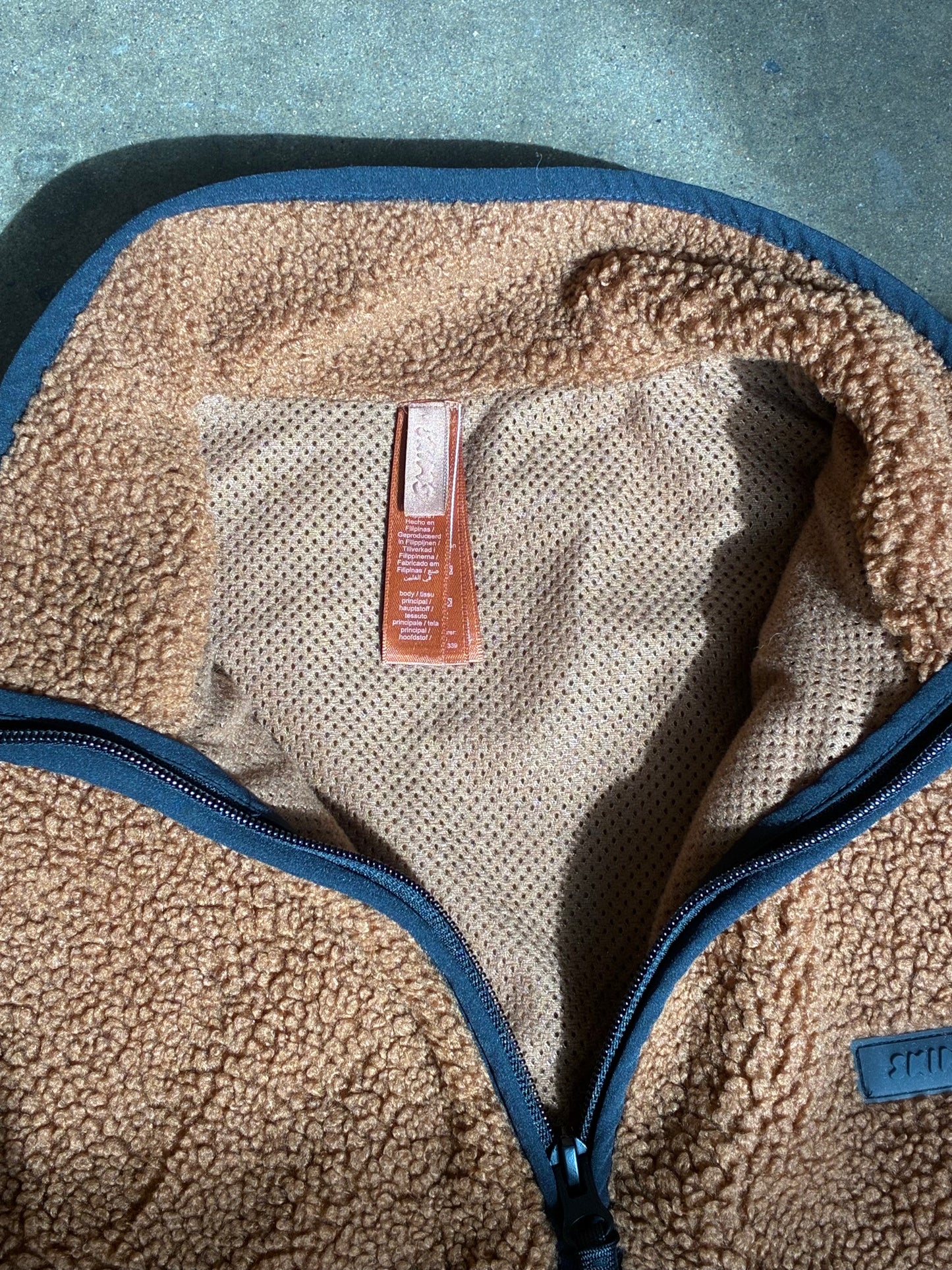 Teddy Brown Skims Fleece Zip Up