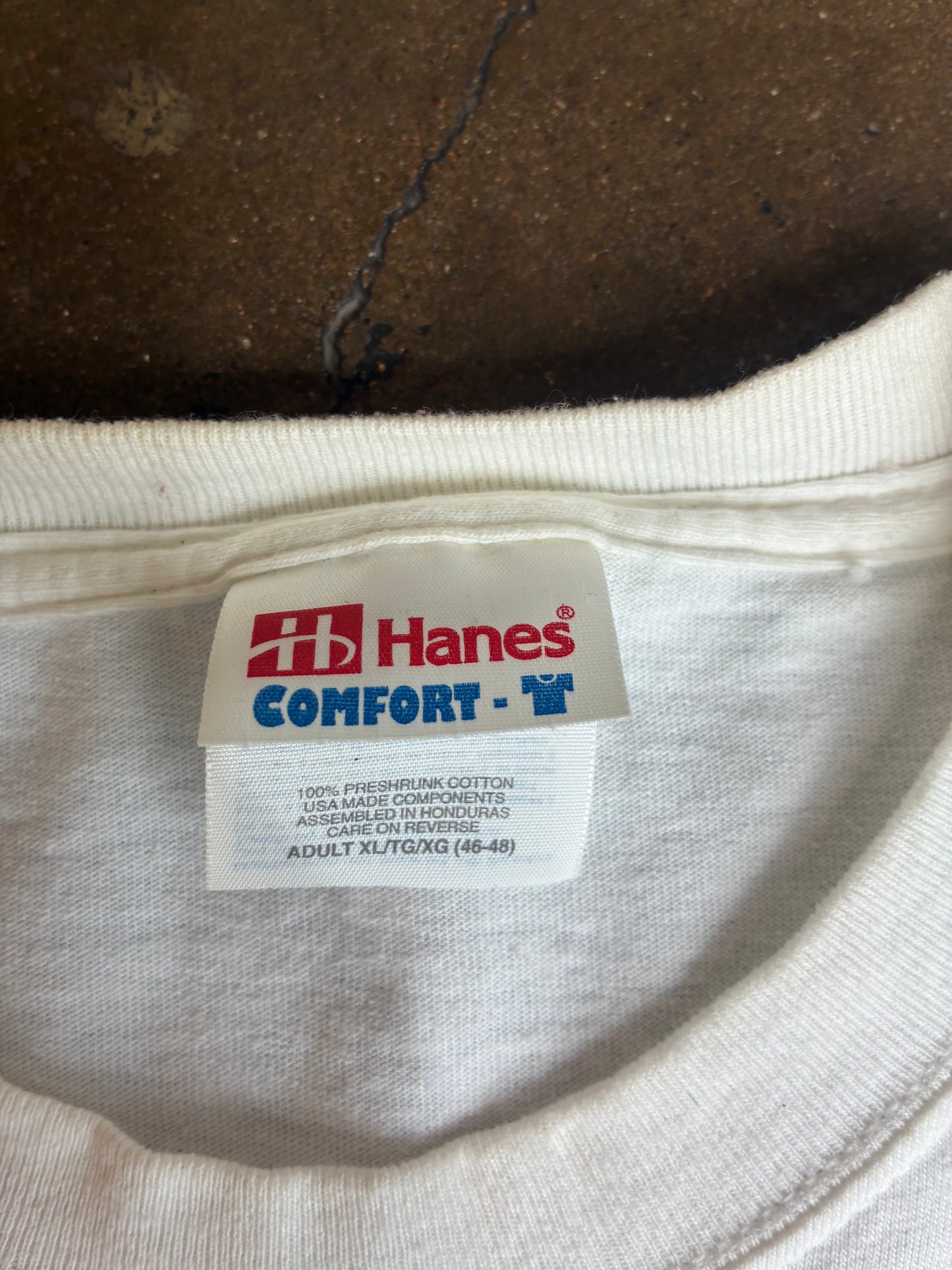 White Nice Tetons Tee