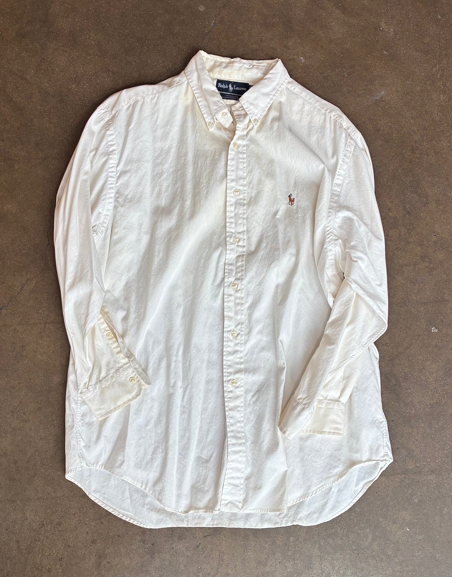 Off White Ralph Lauren Oxford Shirt