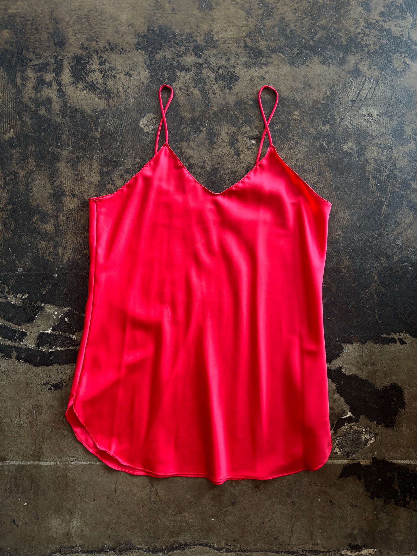 Red Silk Nightie Set