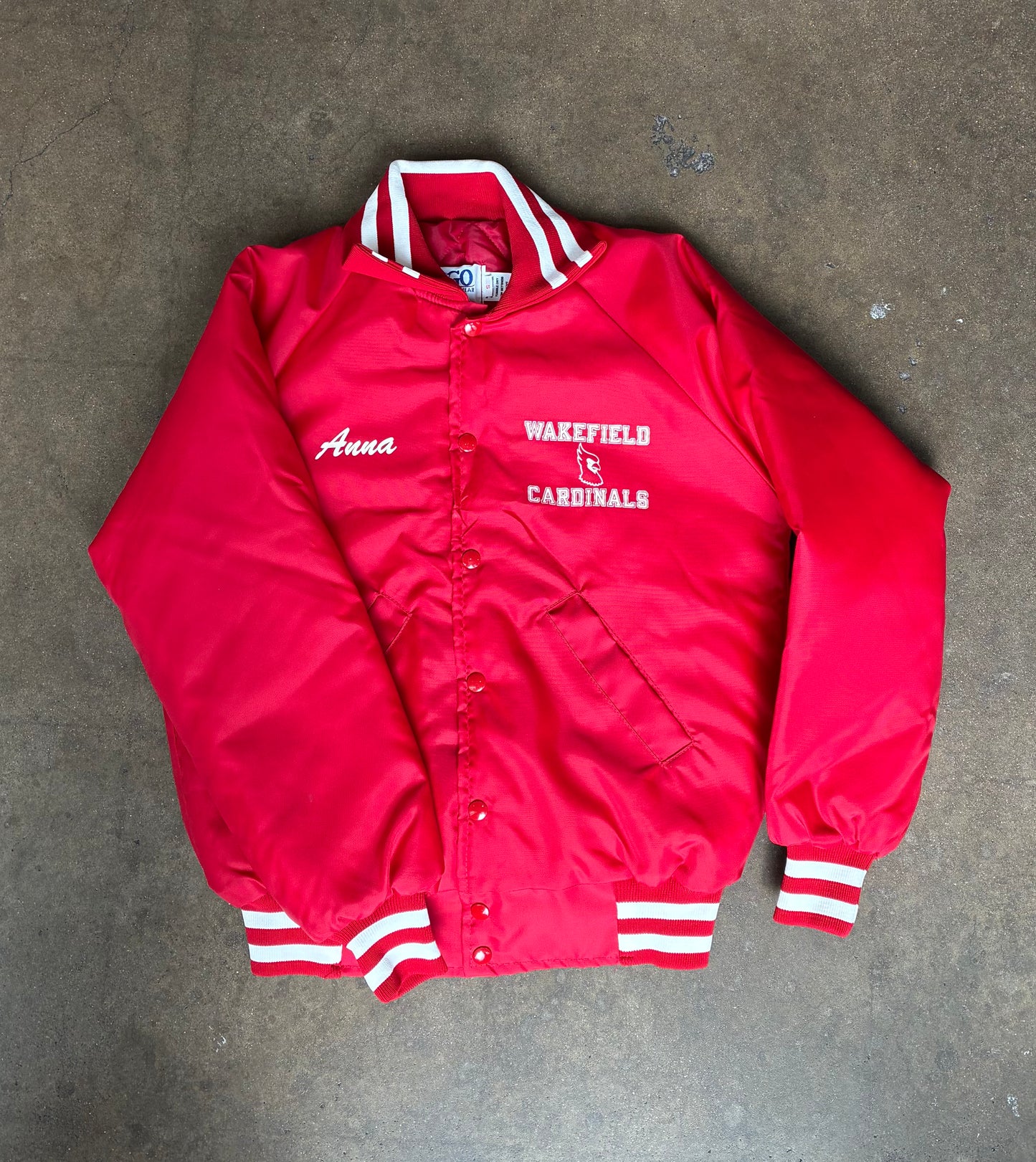 Red Wakefield Cardinals Club Jacket
