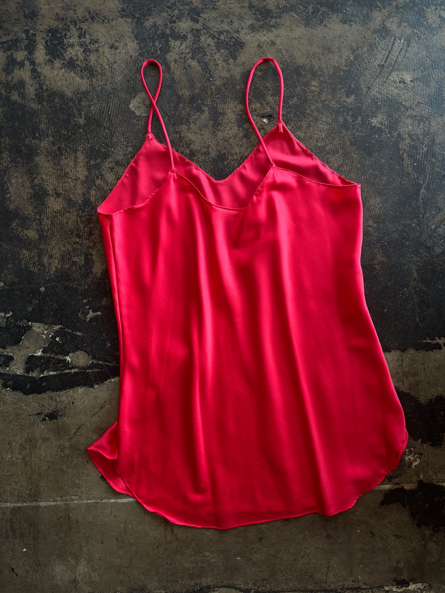 Red Silk Nightie Set