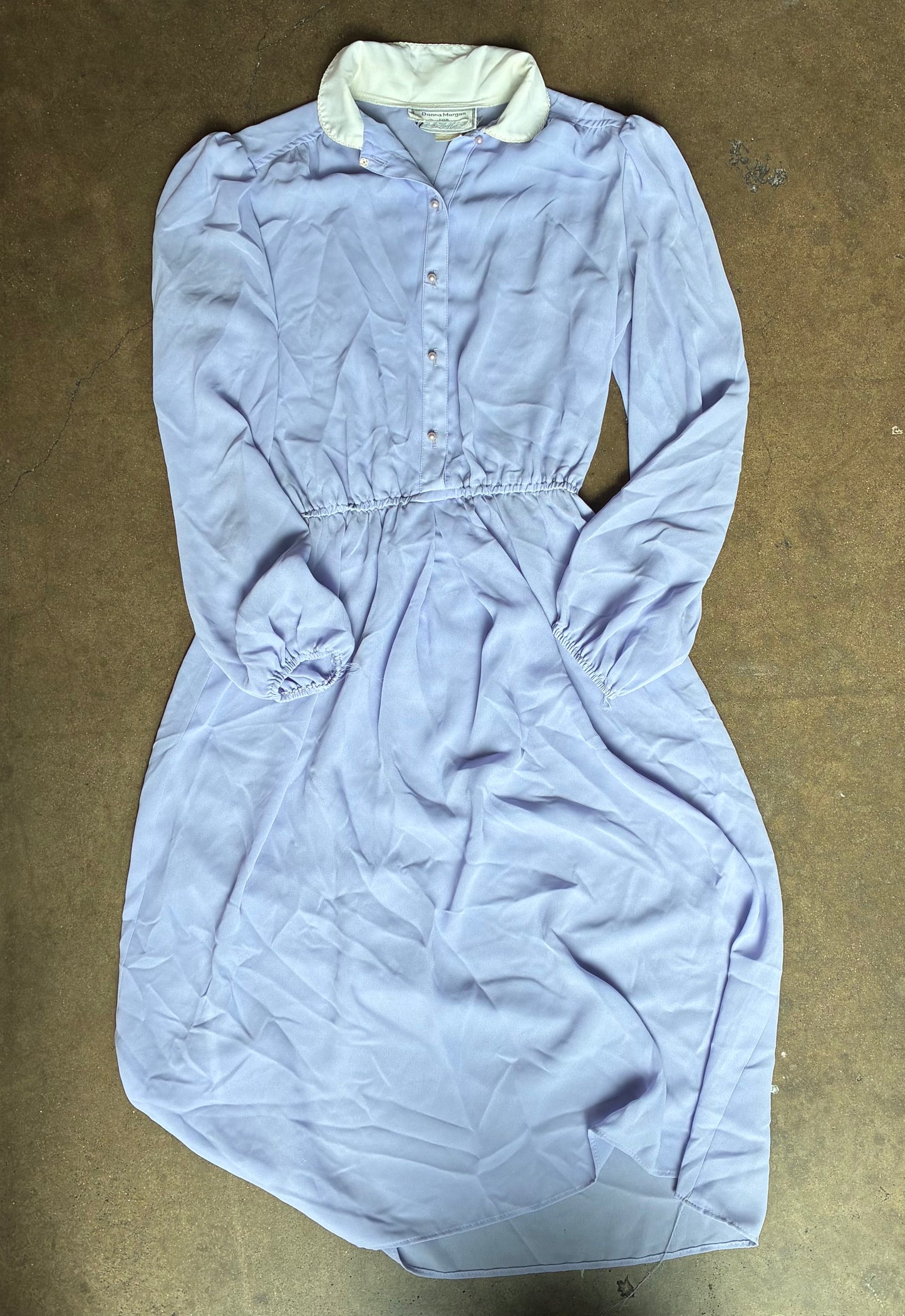 Lilac Collared Shift Dress
