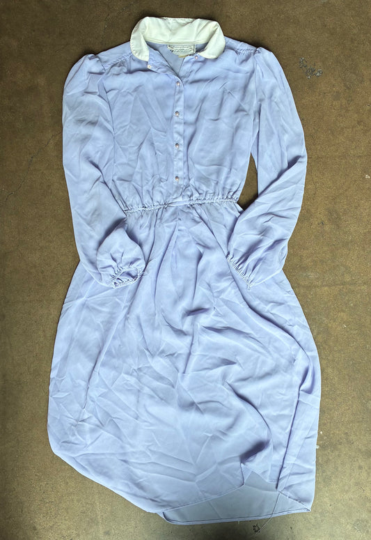 Lilac Collared Shift Dress