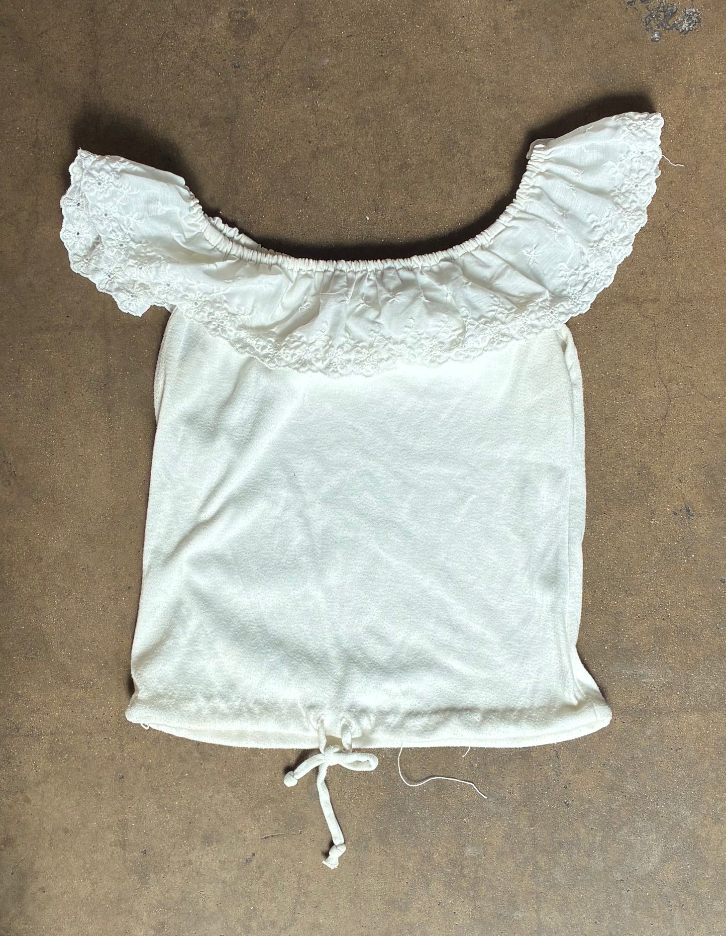 Ruffle Trim Blouse