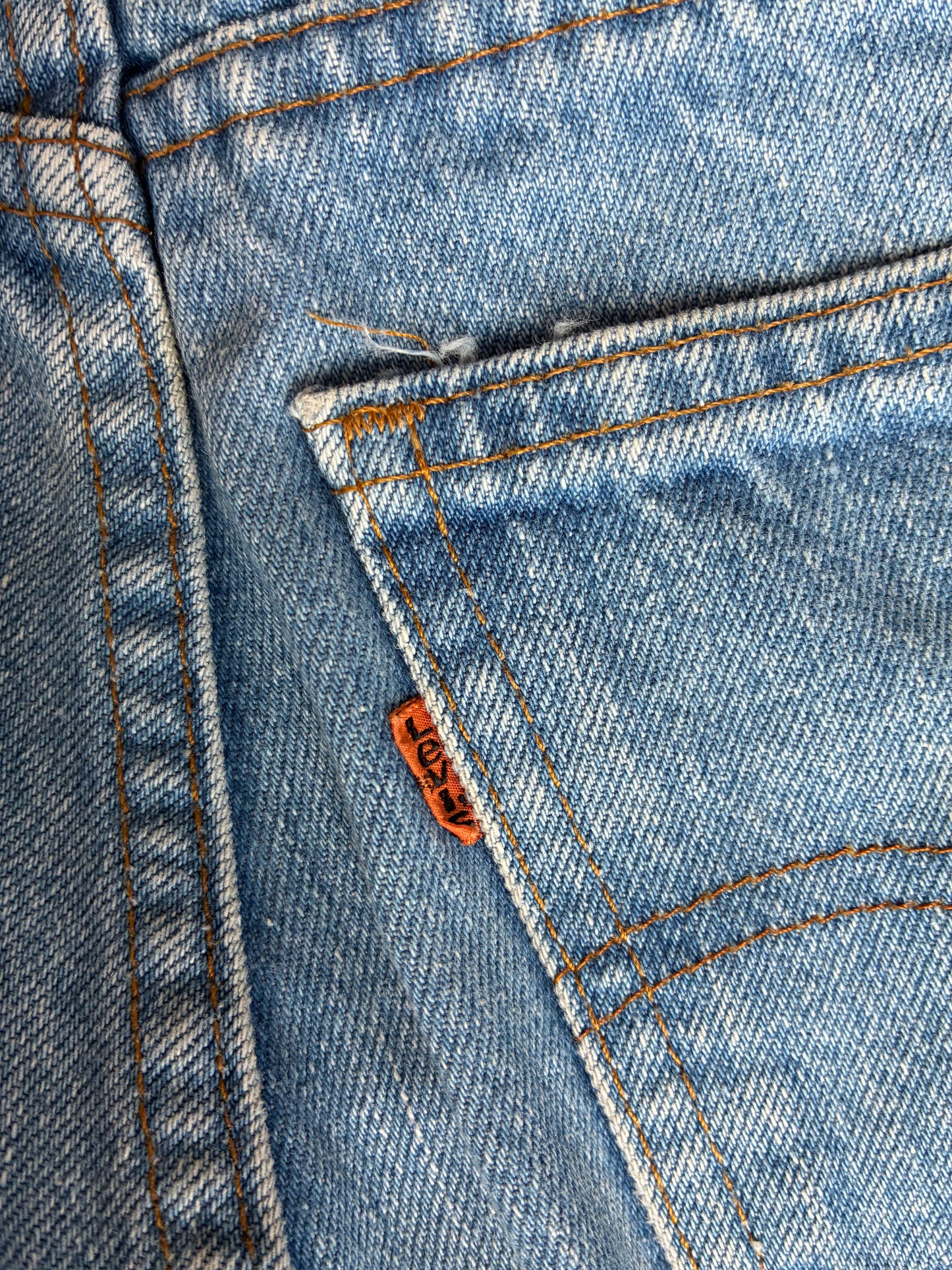 Cropped Levis Orange Tab Denim